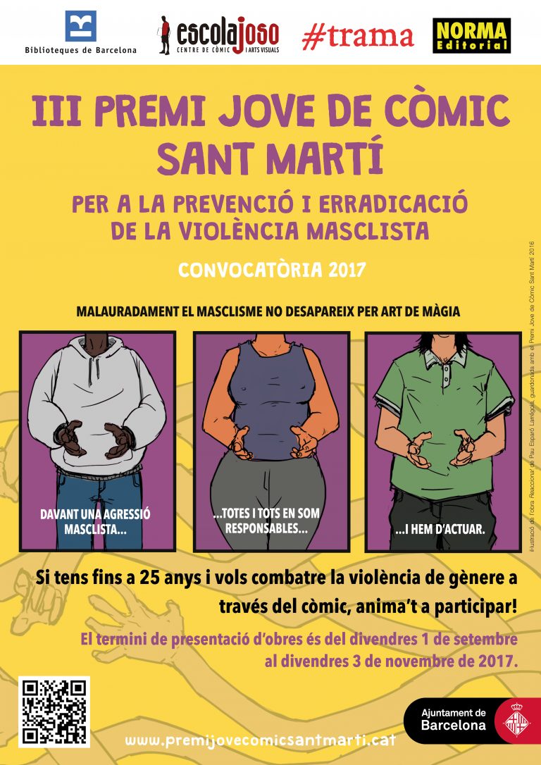 Premi Jove de Còmic Sant Martí per a la prevenció i la erradicació de la violència masclista