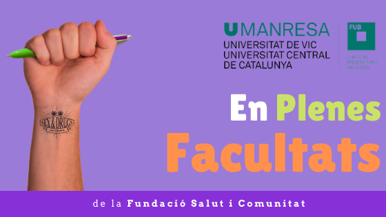 Nova edició online del curs 2020-21 “SALUT, DROGUES I SEXUALITAT SALUDABLE”, Universitat de Manresa