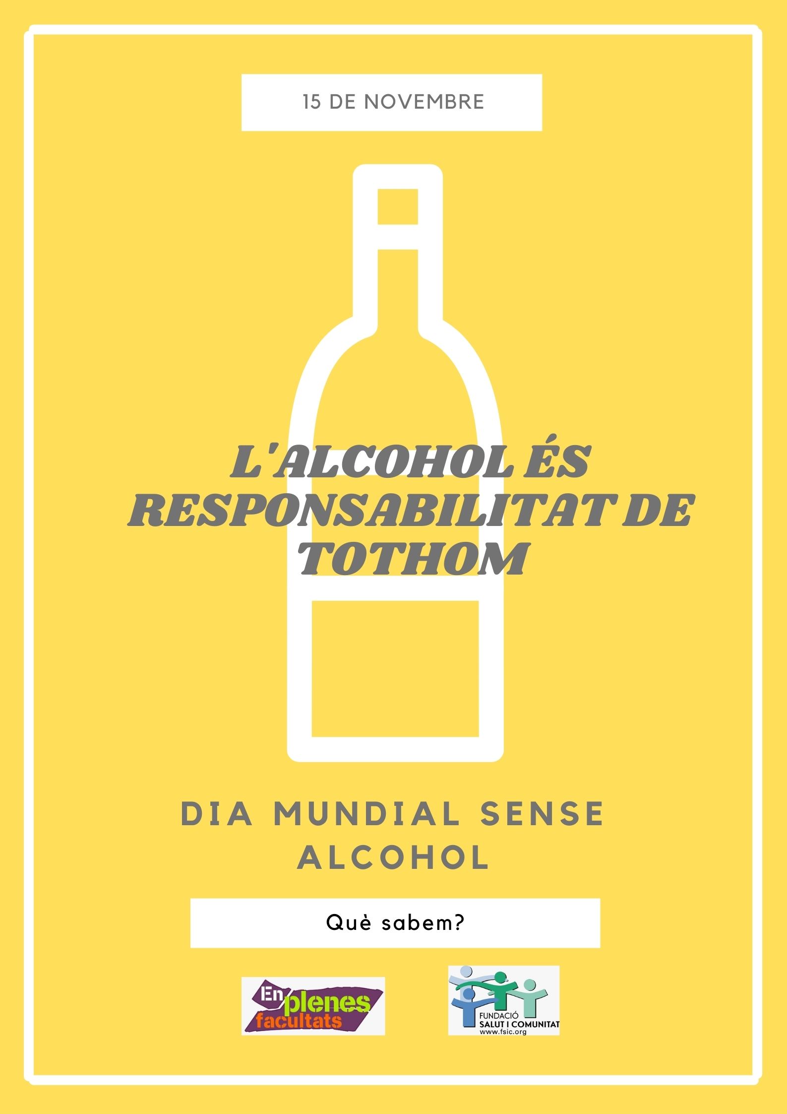 Dia Mundial Sense Alcohol