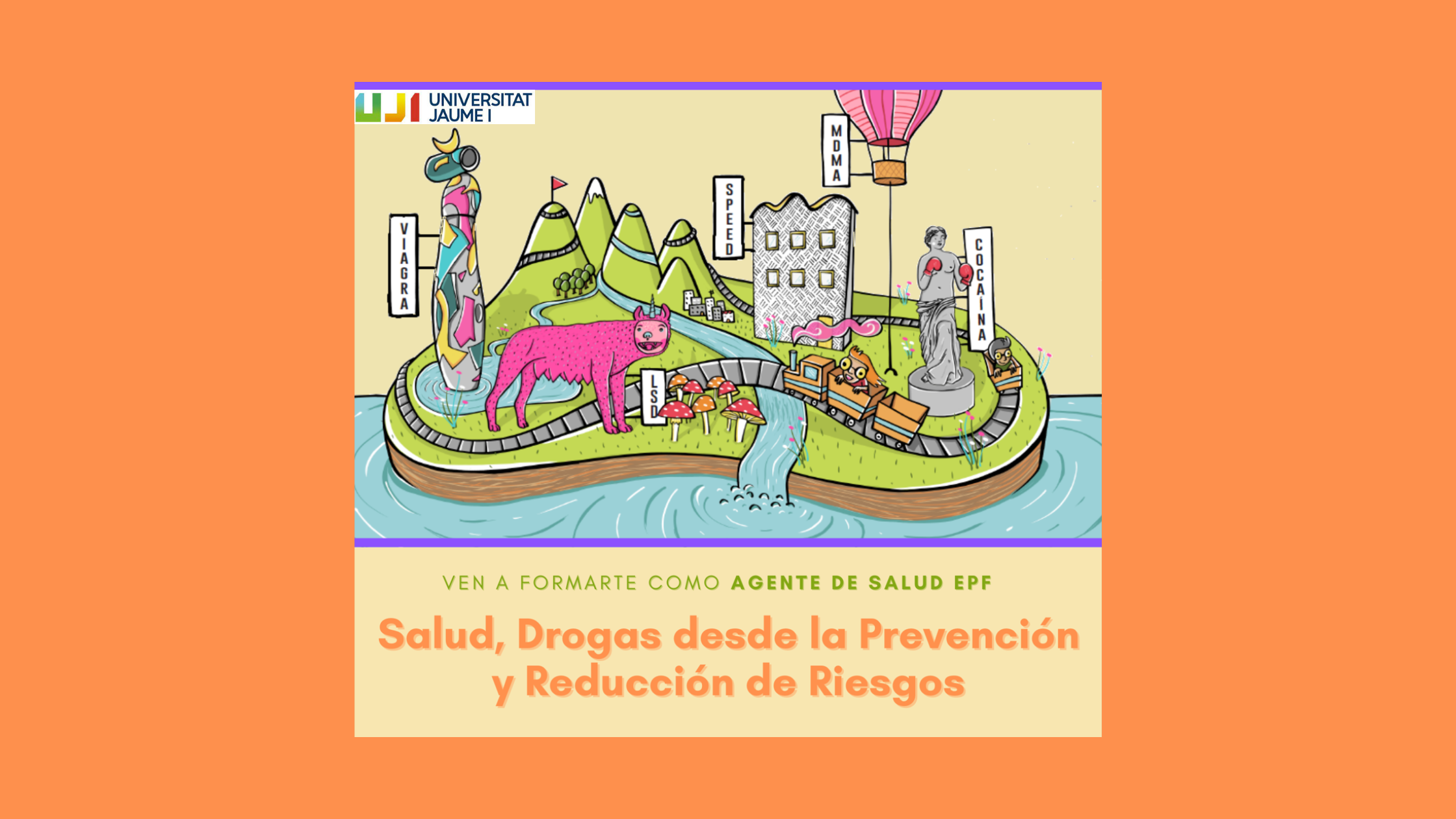 Nova edició del curs EPF “Salut i Drogues des de la prevenció i reducció de riscos” a la Universitat Jaume I de Castelló