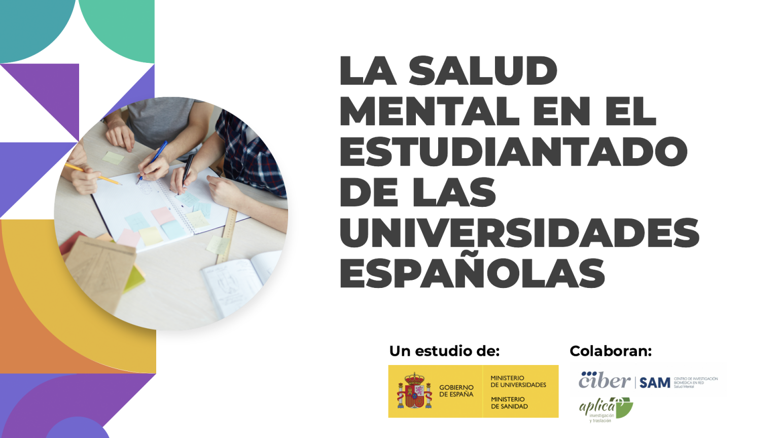Nou estudi: “La salut mental en l’estudiantat de les universitats espanyoles”