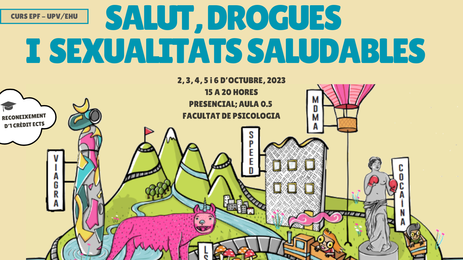Nova edició del curs EPF: «Salut, Drogues i Sexualitats Saludables» a la Universitat del País Basc
