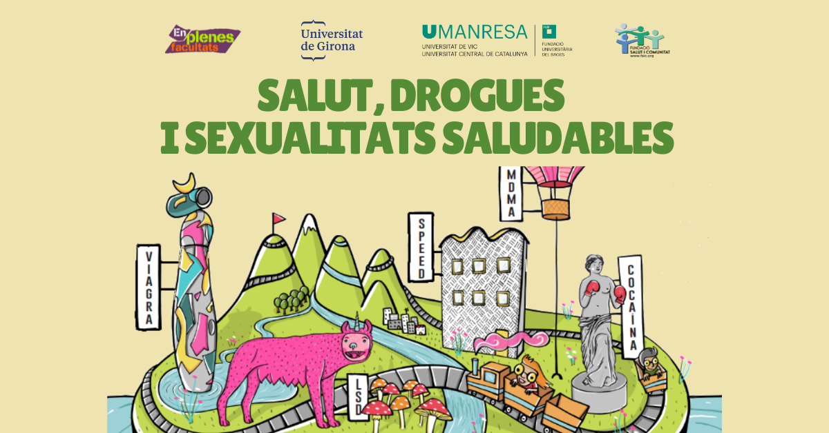 Nova  edició  interuniversitària del  curs  EPF  2024  «Salut,  Drogues  i  Sexualitats Saludables»  en la UdG i en el Campus UManresa (UVic-UCC)