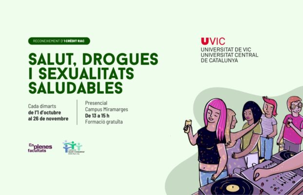 Nova edició del curs EPF: «Salut, Drogues i Sexualitats Saludables» a la Universitat de Vic