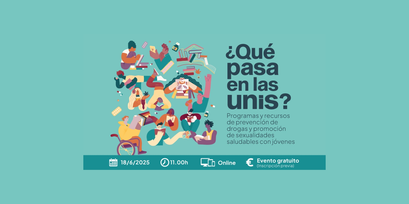 V Jornada EPF: Què passa a les unis? Programes i recursos de prevenció de drogues i promoció de sexualitats saludables amb joves