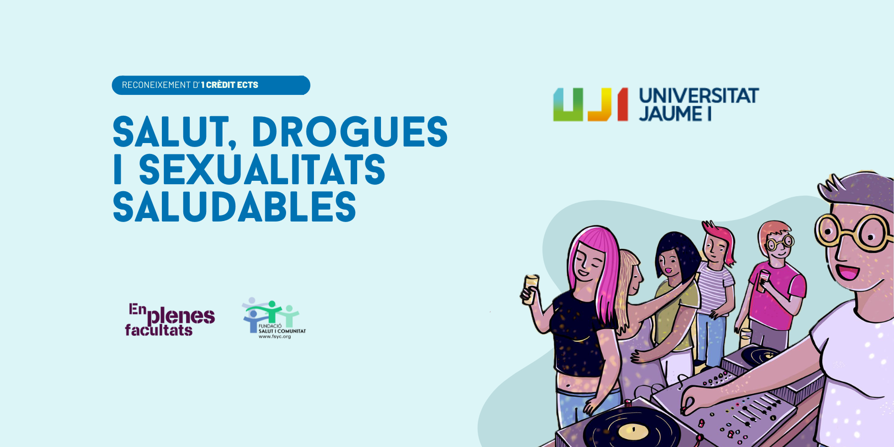 Agents de Salut EPF torna a la Universitat Jaume I: salut, drogues i sexualitats amb mirada crítica